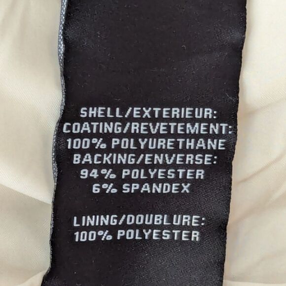 7 For All Mankind Faux Leather Size S Wrap Dress Off White/Ivory NWT - Picture 12 of 13